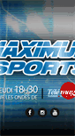 Mobile Screenshot of maximumsports.tv